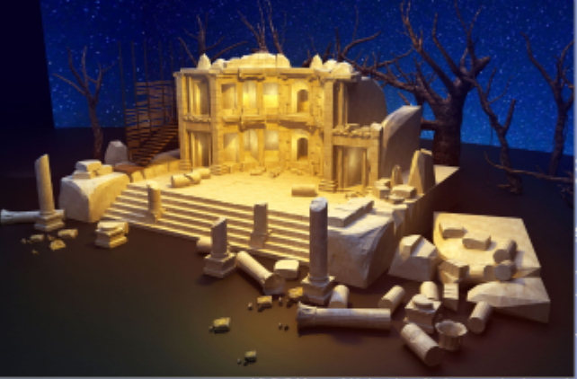 2012级戏剧影视美术设计专业王霞&mdash;&mdash;舞台美术设计作品《悲惨世界》